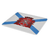 リオデジャネイロ国旗（ブラジル） カッティングボード (角)