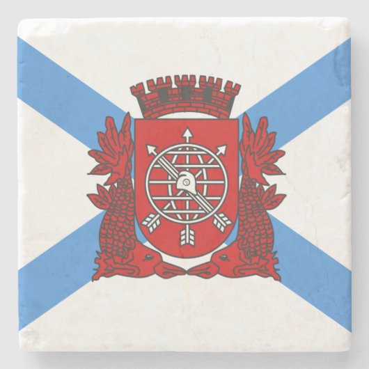 リオデジャネイロ国旗(ブラジル) ストーンコースター (正面)