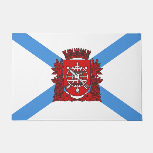 リオデジャネイロ国旗(ブラジル) ドアマット (正面)