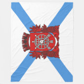 リオデジャネイロ国旗（ブラジル） フリースブランケット (正面)