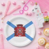 リオデジャネイロ国旗（ブラジル） ペーパープレート (パーティー)