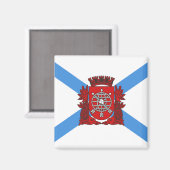 リオデジャネイロ国旗(ブラジル) マグネット (正面/裏面)