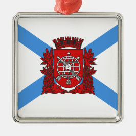 リオデジャネイロ国旗（ブラジル） メタルオーナメント