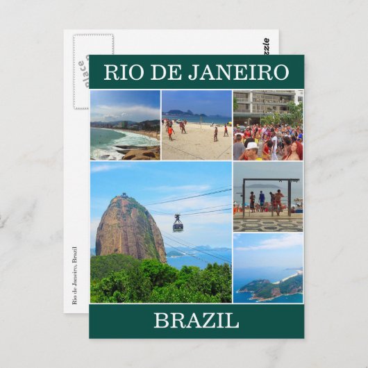 リオデジャネイロ場面 ポストカード (正面/裏面)