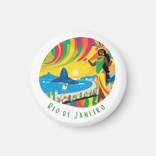 リオデジャネイロ市での生活 マグネット (正面)