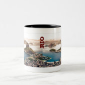 リオデジャネイロ景観 ツートーンマグカップ (中央)