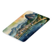 リオデジャネイロ水彩画 マグネット (左側)