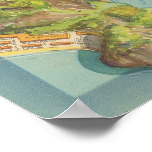 リオデジャネイロ海岸 ポスター (角)