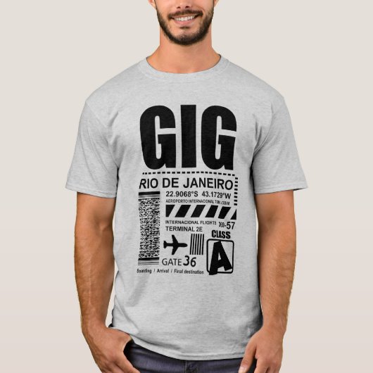 リオデジャネイロ空港GIG Tシャツ (正面)
