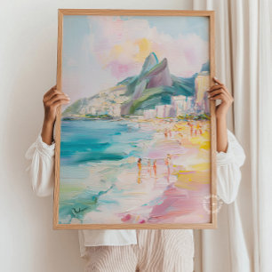 リオデジャネイロ アートプリント   アルポアドール 壁画アート ポスター