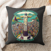 リオデジャネイロ・キリスト・ザ・リデエマー クッション (ブランケット)