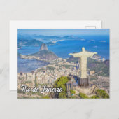 リオデジャネイロ・キリスト・ザ・リデエマー シーズンポストカード (正面/裏面)