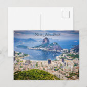 リオデジャネイロ ブラジルの都市風景 ポストカード (正面/裏面)
