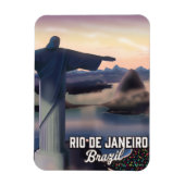リオデジャネイロ ブラジル旅行のポスター マグネット (縦)
