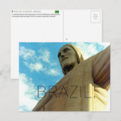リオデジャネイロ、ブラジル旅行絵葉書 ポストカード (正面/裏面)