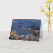 リオデジャネイロ、ブラジル カード (黄色い花)