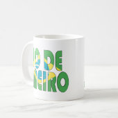 リオデジャネイロ、ブラジル コーヒーマグカップ (正面左)