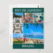 リオデジャネイロ・ブラジル ポストカード (正面/裏面)