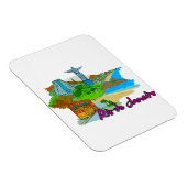 リオデジャネイロ – ブラジル マグネット (右側)