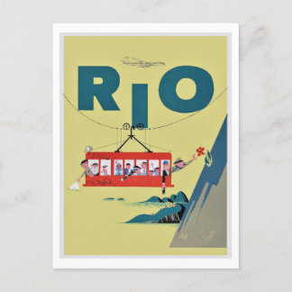 リオデジャネイロ，ブラジル，旅行ヴィンテージ ポストカード