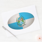 リオデジャネイロ 楕円形シール (封筒)