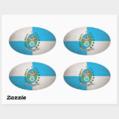 リオデジャネイロ 楕円形シール (シート)