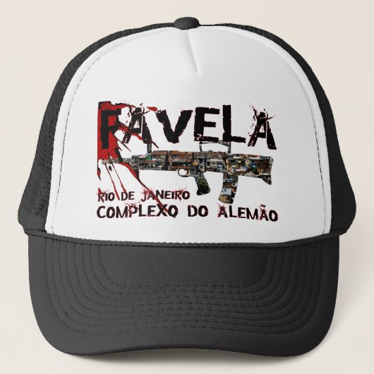 リオデジャネイロFavela (スラム街か貧民街) キャップ (正面)