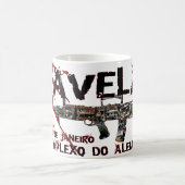 リオデジャネイロFavela (スラム街か貧民街) コーヒーマグカップ (中央)