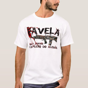 リオデジャネイロFavela (スラム街か貧民街) Tシャツ