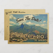 リオデジャネイロSave The Date Brazil 案内ポストカード (正面/裏面)
