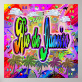 リオデジャネイロVistaポスタ表現ー ポスター (正面)