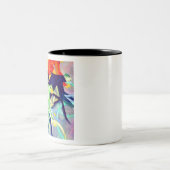 リオネル·ファイニンガー自転車レース ツートーンマグカップ (中央)