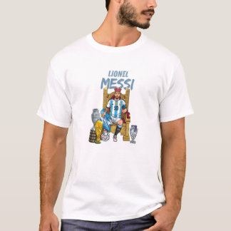 リオネル・メッシ GOAT サッカー レジェンド ファン ギフト Tシャツ