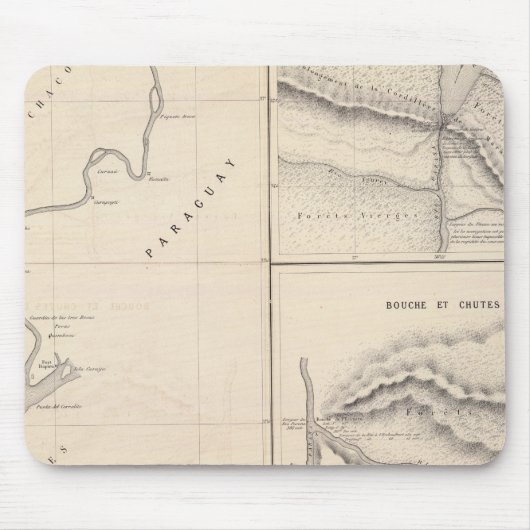 リオパラグアイシューツ，リオパラナ，イグアス マウスパッド (正面)