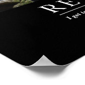 リオパーソナライズされたリラックスネスカスタム ポスター (角)