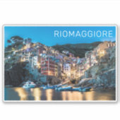 リオマッジョーレチンクテッレラスペツィアイタリアパノラマ シール (正面)