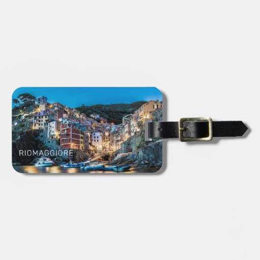 リオマッジョーレチンクテッレラスペツィアイタリアパノラマ ラゲッジタグ (正面横)