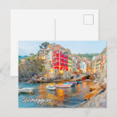 リオマッジョーレ（イタリア） ポストカード (正面/裏面)