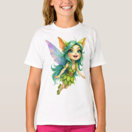 リオラ 森の妖精 ~ 魔法の妖精の仲間 Tシャツ