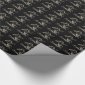 リオロ鳥模様包み紙 ラッピングペーパー (角)