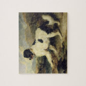 リオンと呼ばれるニューファンドランド犬, 1824 (キャンバス上の油) ジグソーパズル (縦)