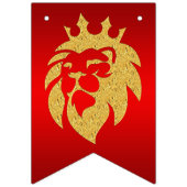 リオンウィズクラウン – 金ゴールドスタイル1 バンティングフラッグ (第2の旗)