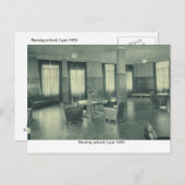 リオン1930年、看護学校 ポストカード (正面/裏面)