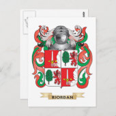 リオーダンコートオブアームズ(家紋) ポストカード (正面/裏面)