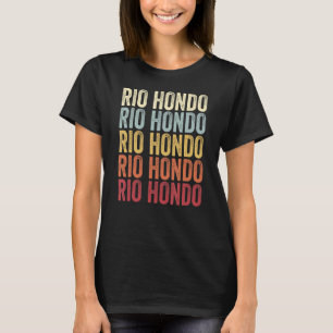 リオ本道テキサス州リオ本堂テキサスレトロヴィンテージ文字 Tシャツ