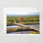 リオ・グランデ上空を熱気球が飛び交う ポストカード (正面/裏面)