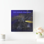 リオ・グランデ川の南柱時計 スクエア壁時計 (ホーム)