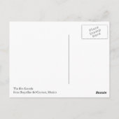 リオ・グランデ・ポストカードを見下ろす ポストカード (裏面)