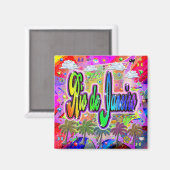 リオ・デ・ジャネイロ ビスタエクスプレス マグネット (正面/裏面)