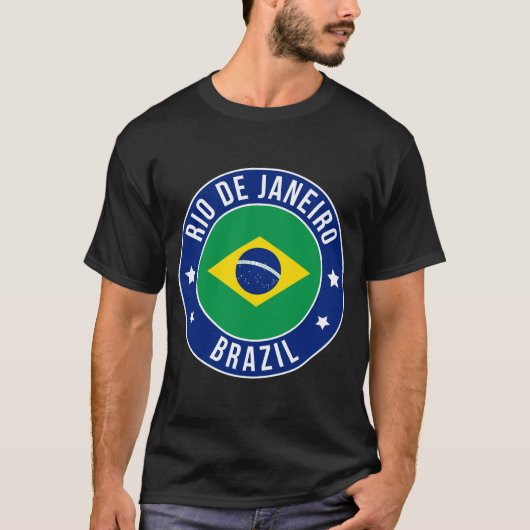 リオ・デ・ジャネイロ ブラジルシティ Tシャツ (正面)